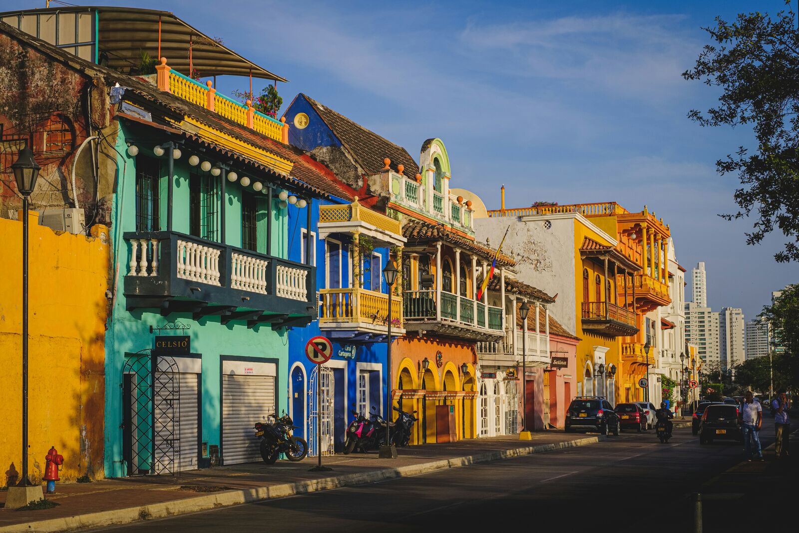 Scenic landscape in Colombia