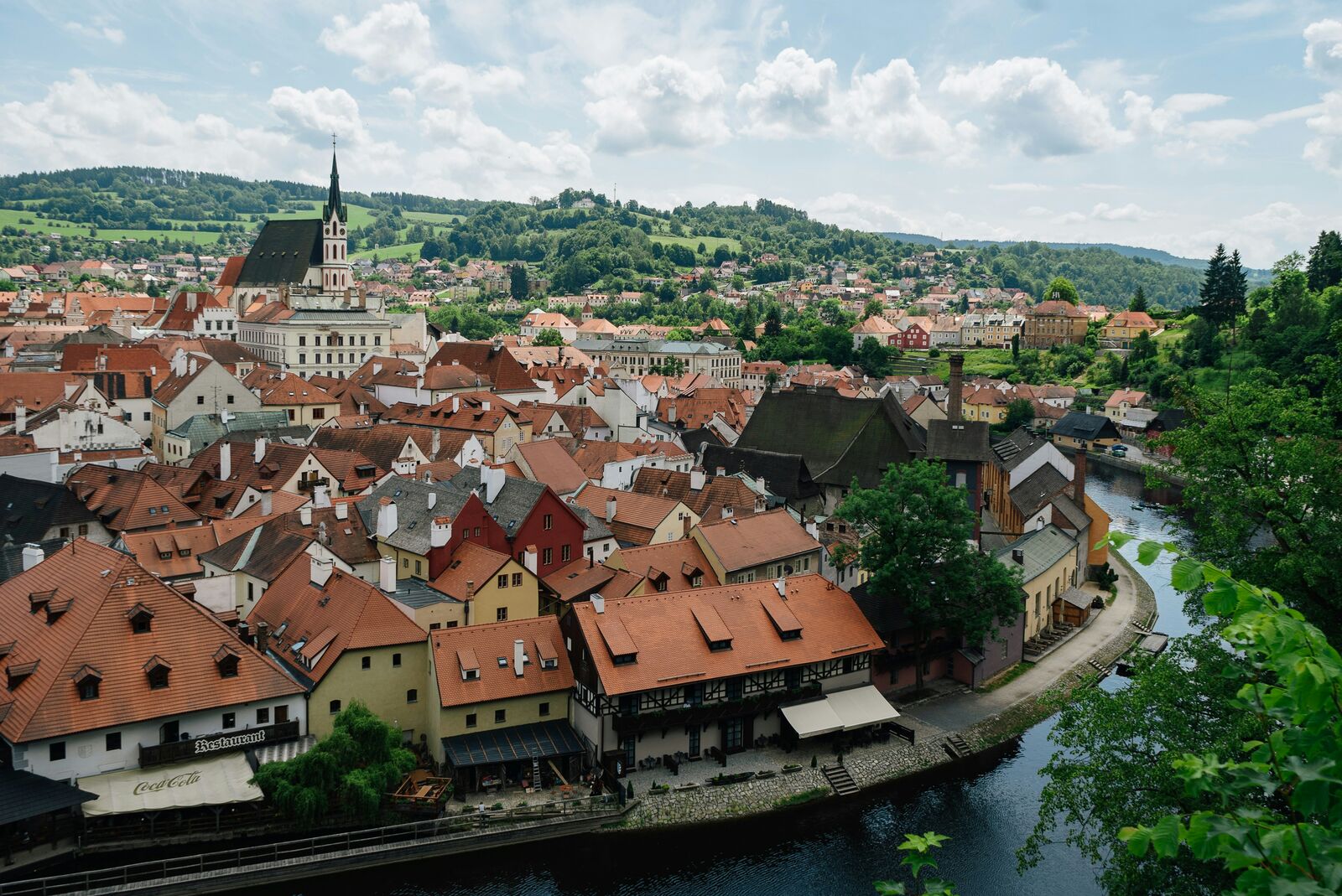 Czech Republic road view 1