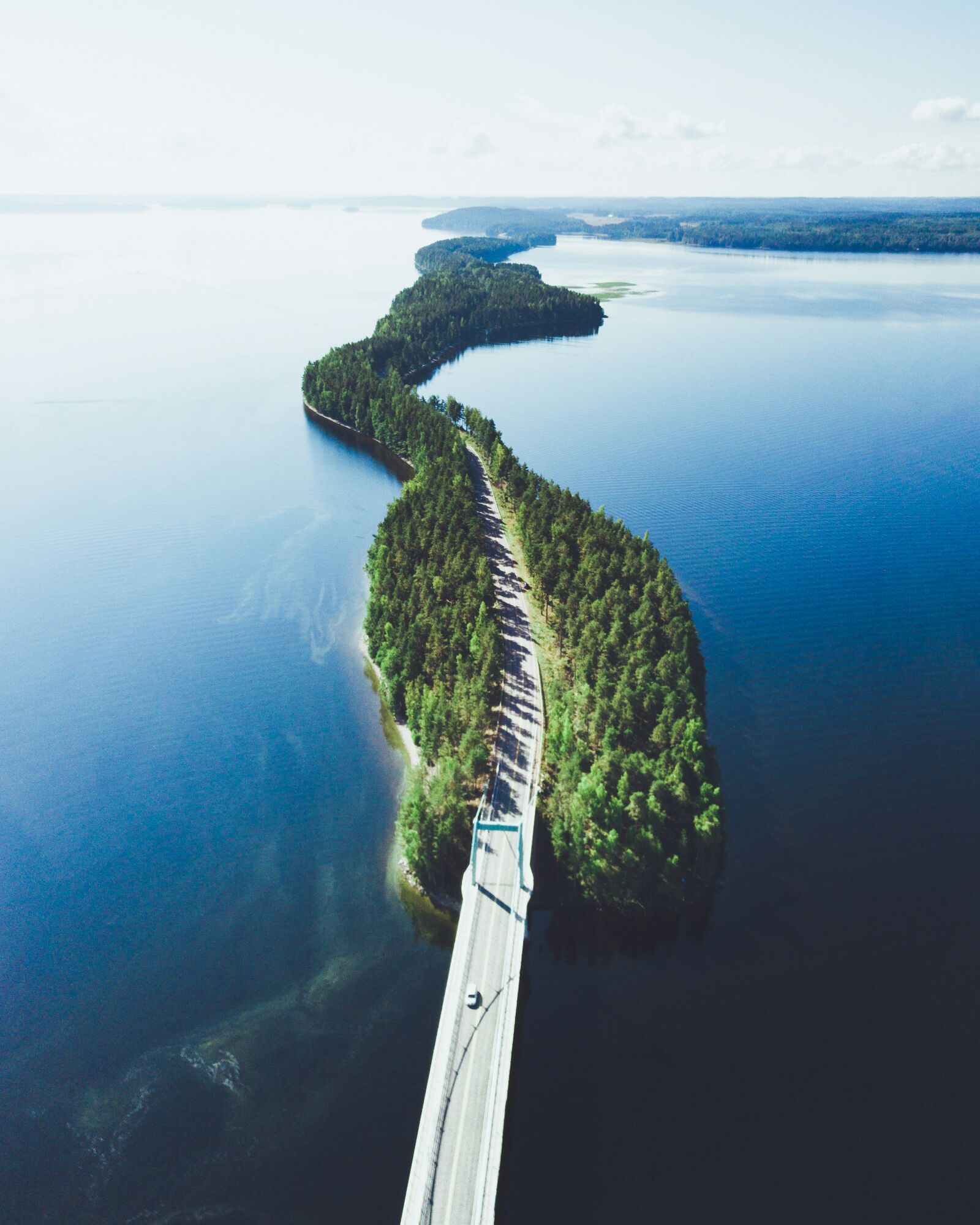 Finland road view 1