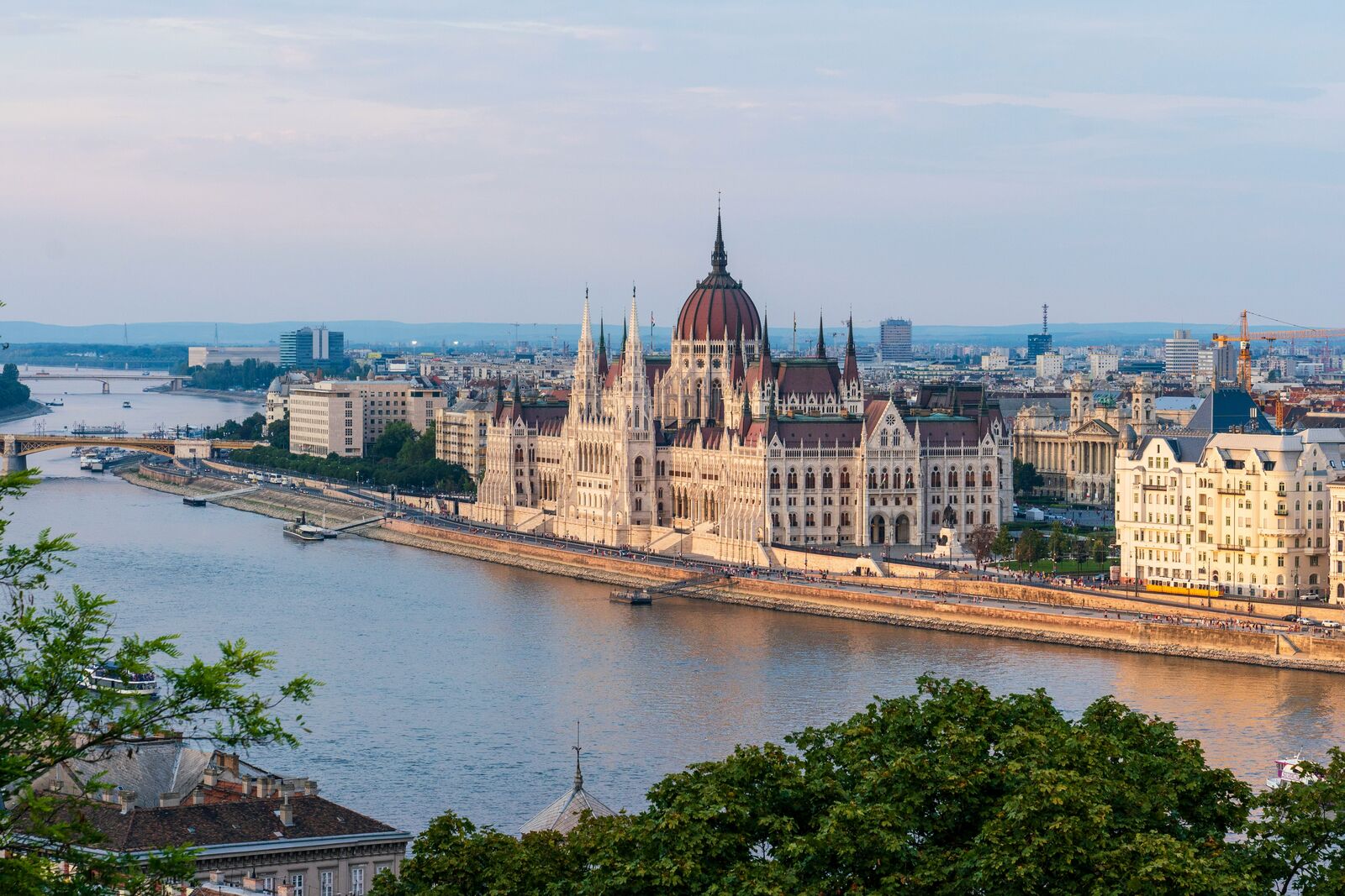 Scenic landscape in Hungary
