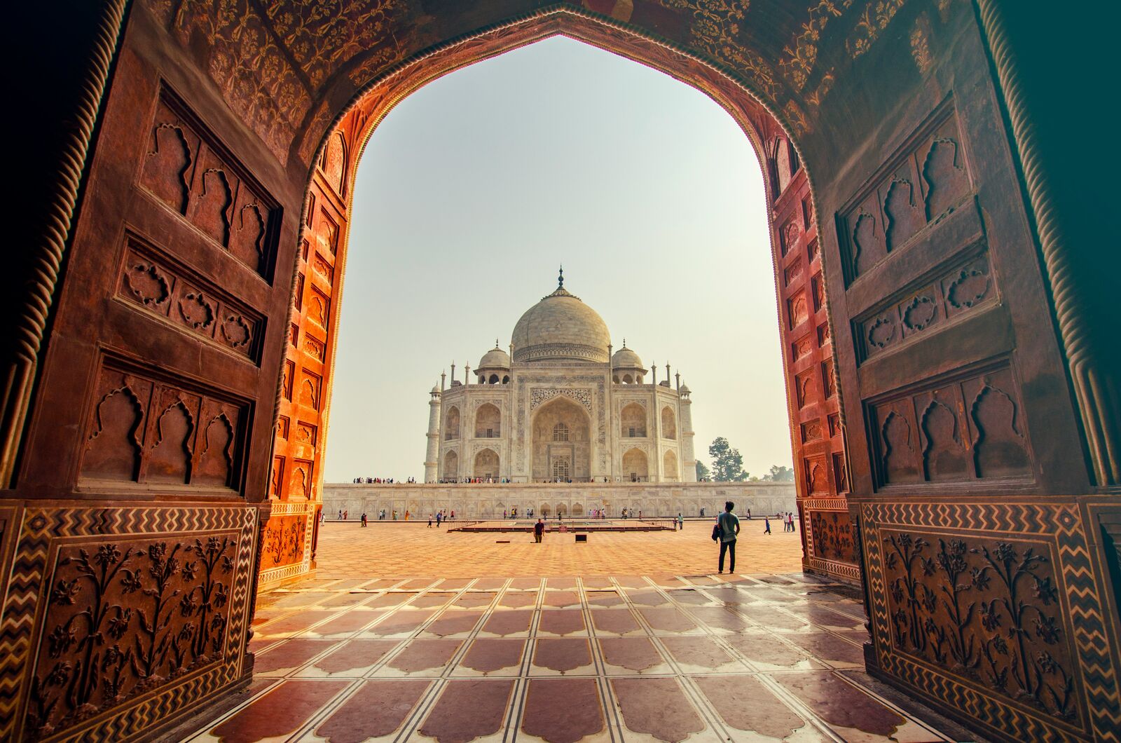 Scenic landscape in India