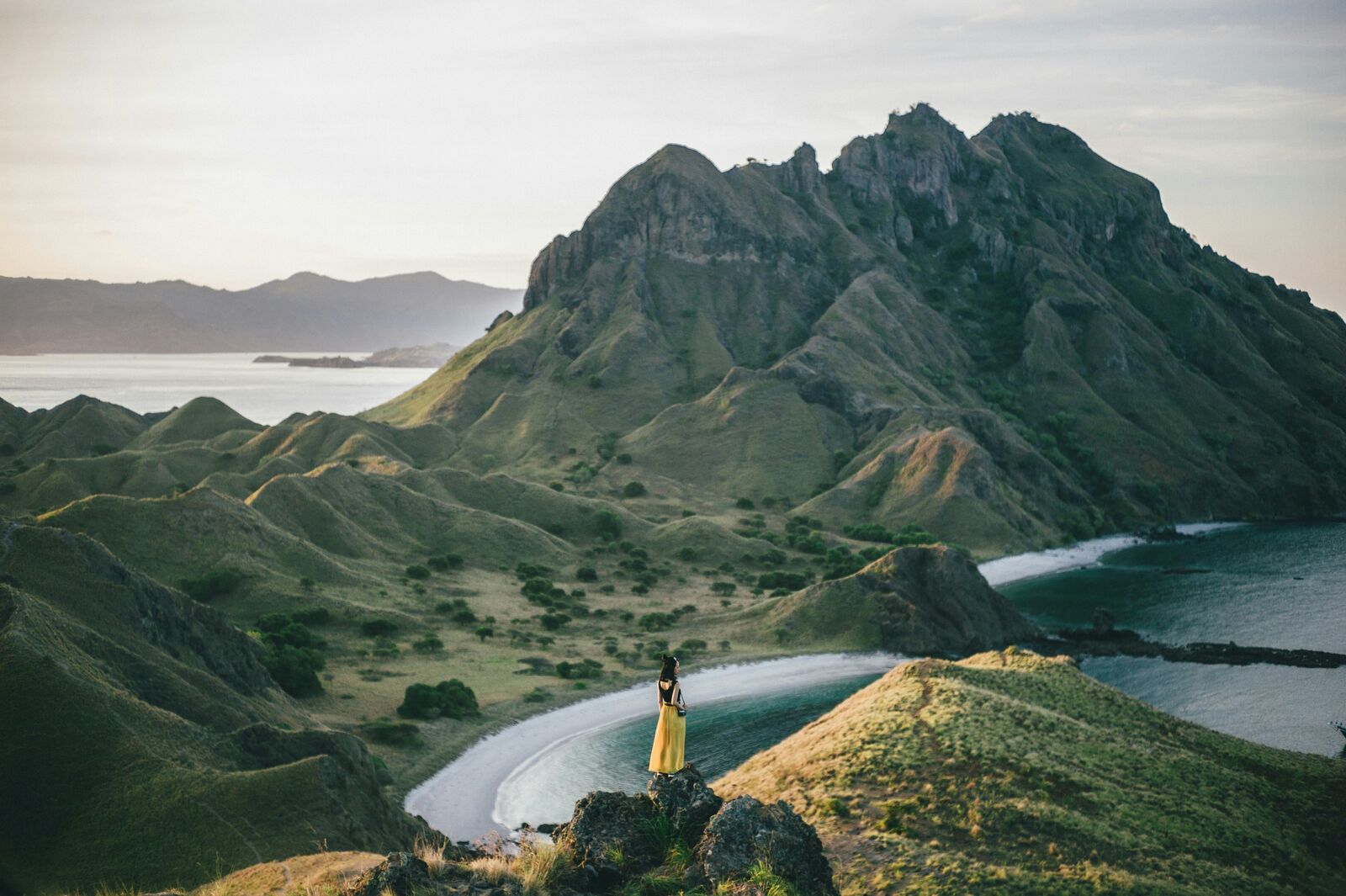 Scenic landscape in Indonesia
