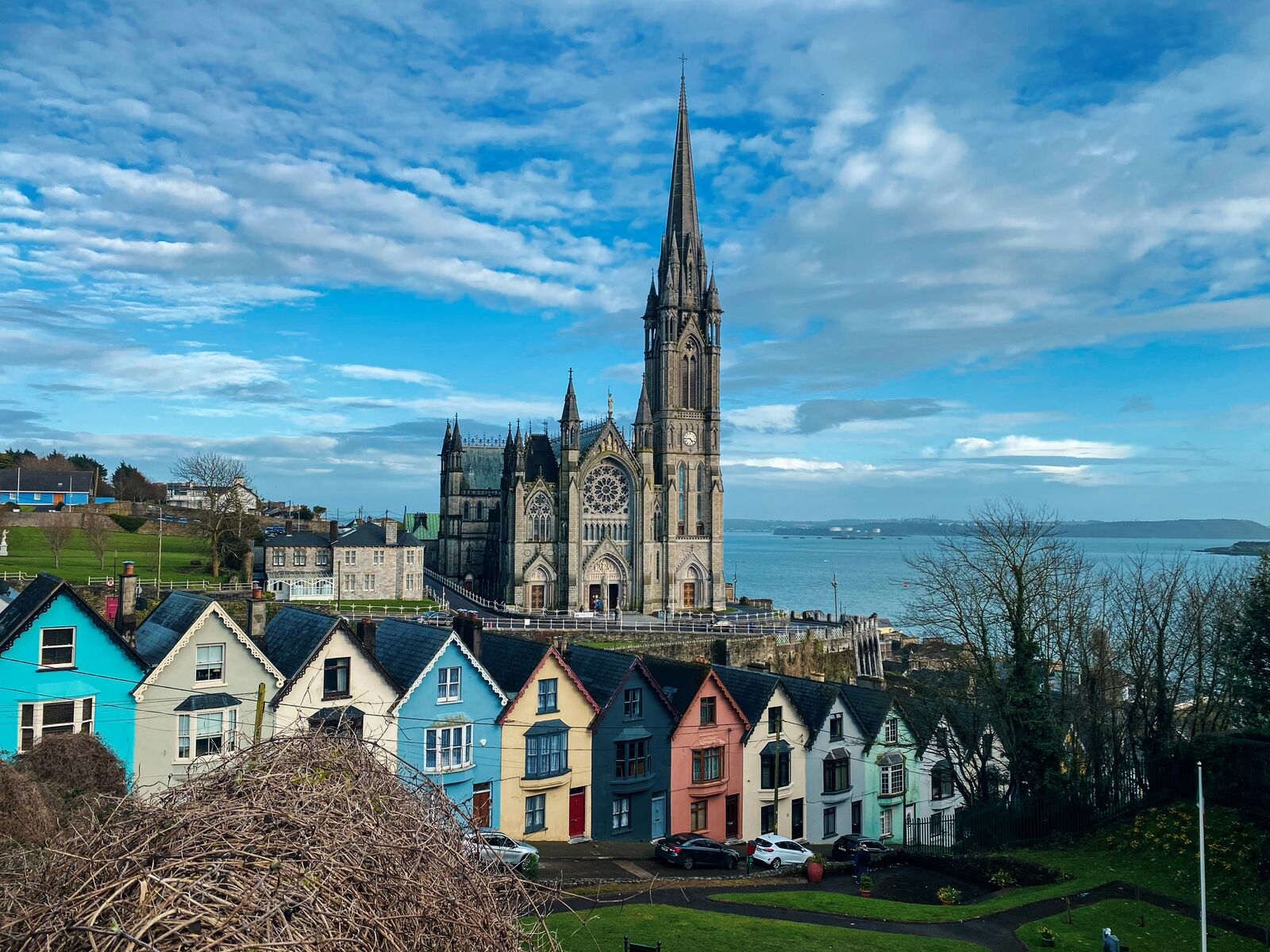 Scenic landscape in Ireland