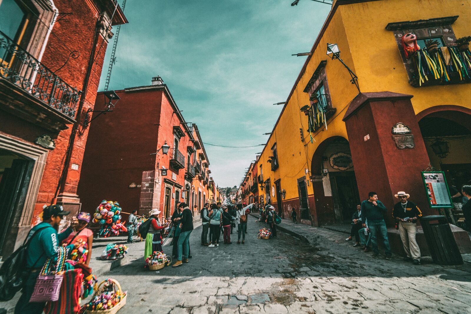 Scenic landscape in Mexico