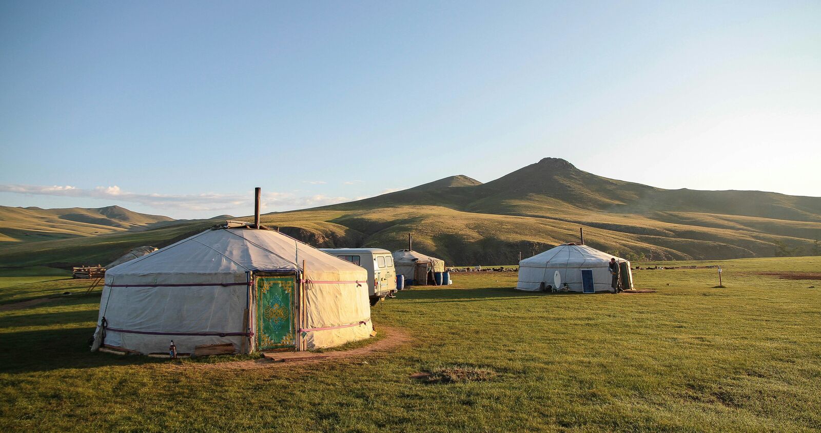 Scenic landscape in Mongolia