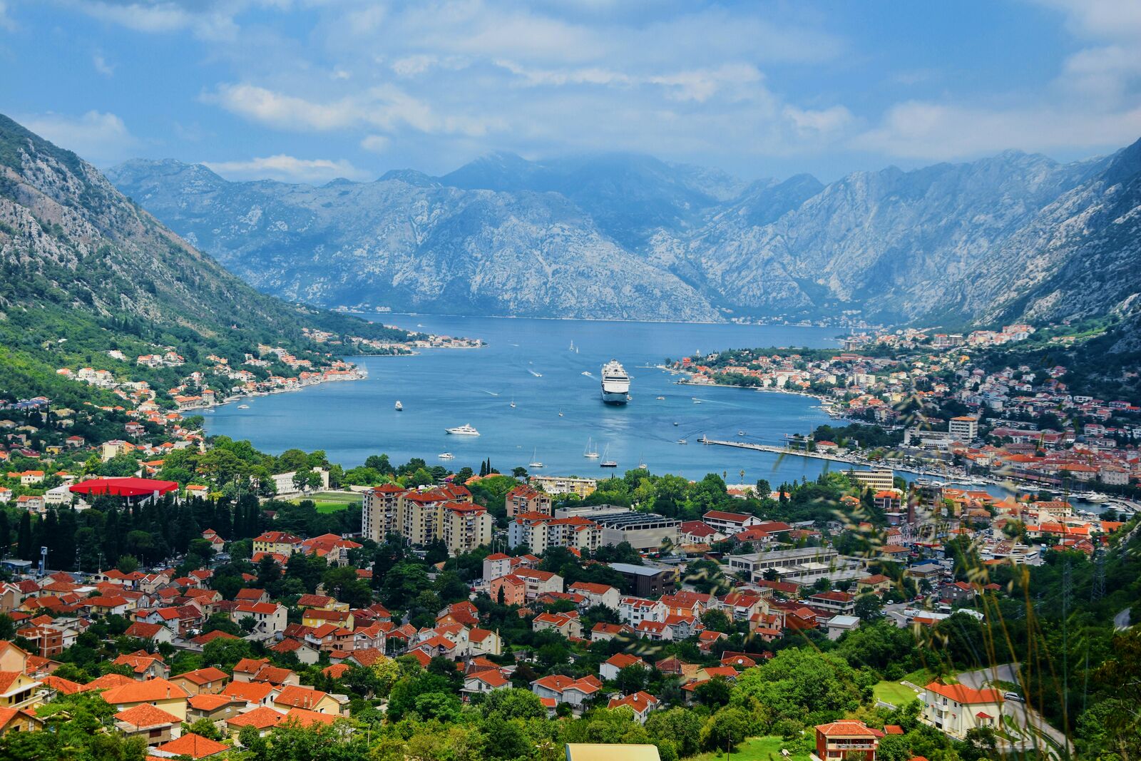 Scenic landscape in Montenegro