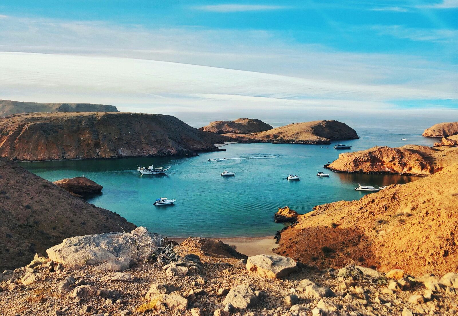 Scenic landscape in Oman