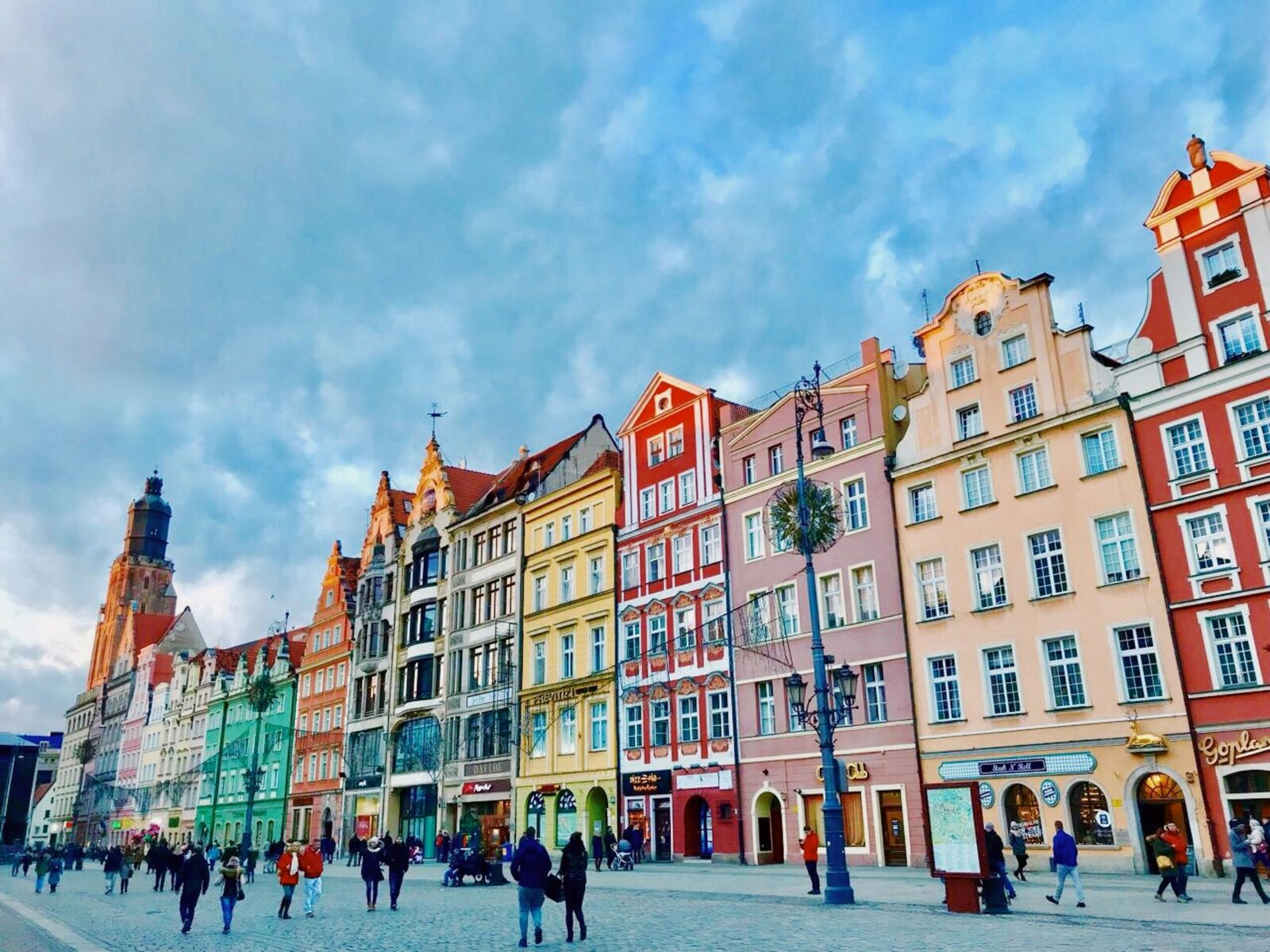 Scenic landscape in Poland