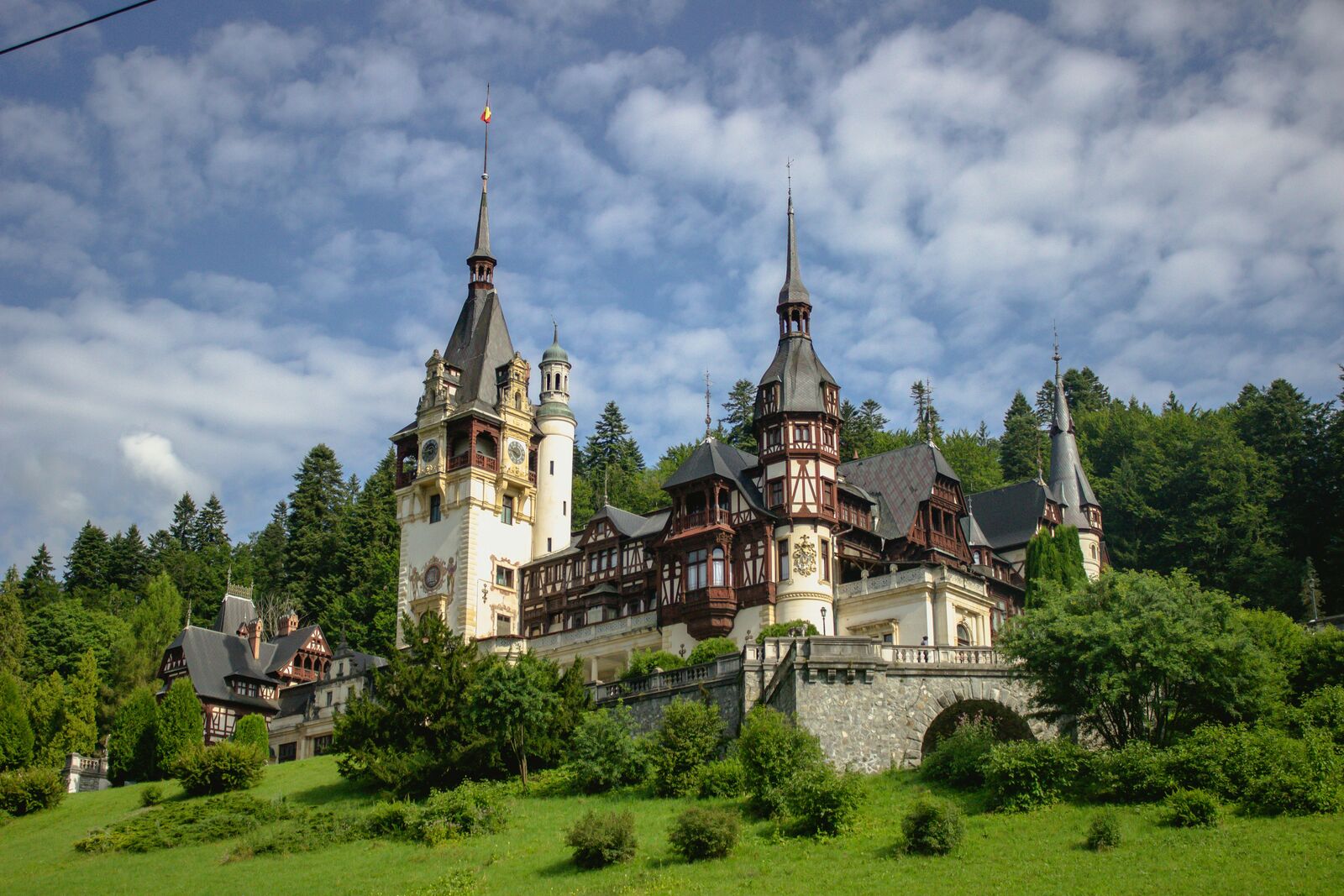 Scenic landscape in Romania
