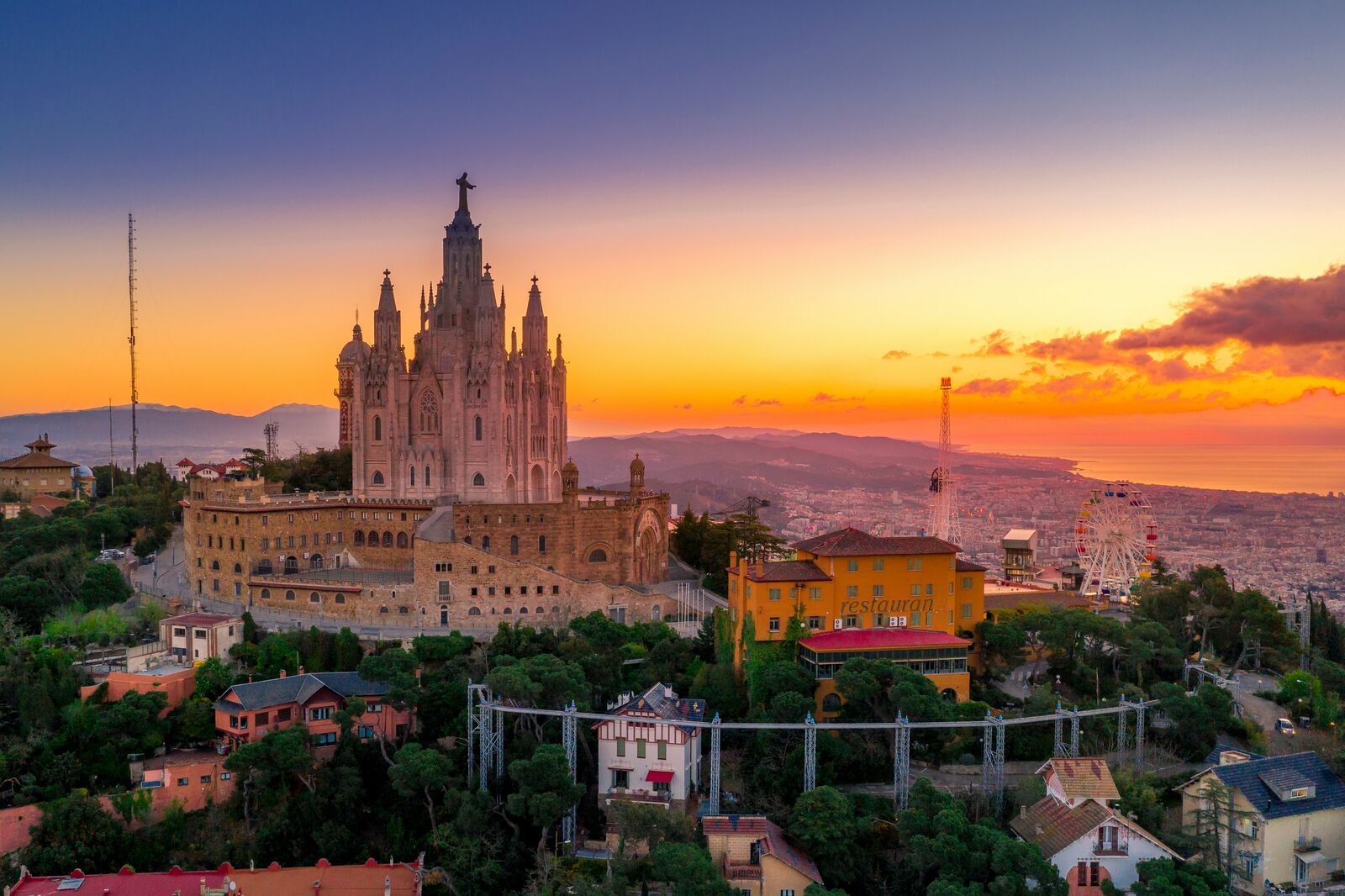 Scenic landscape in Spain