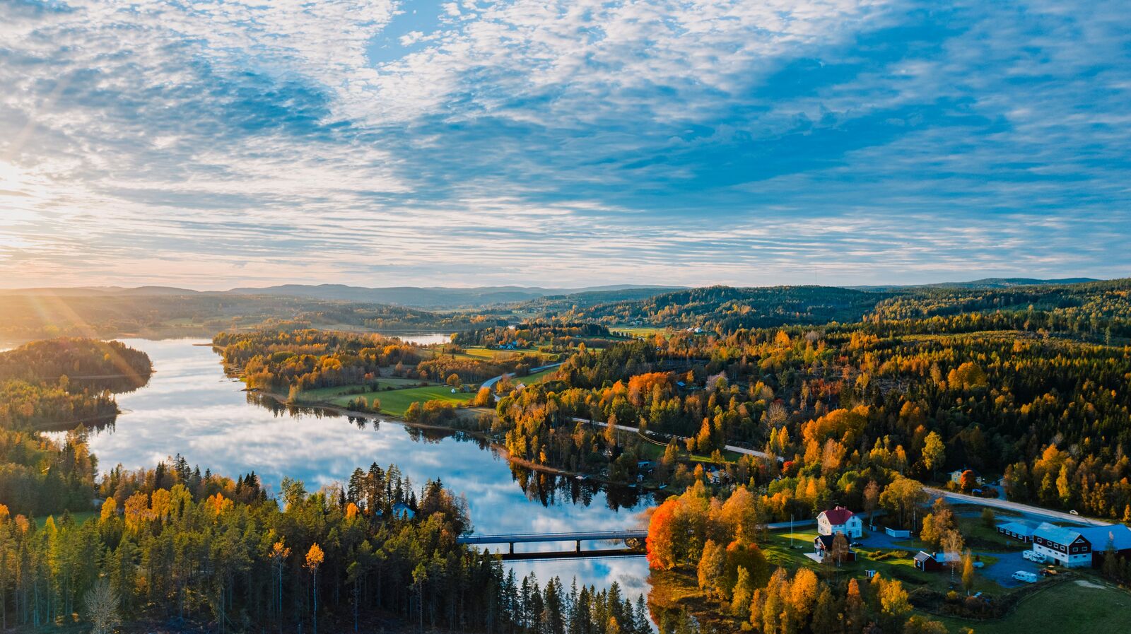 Sweden road view 1