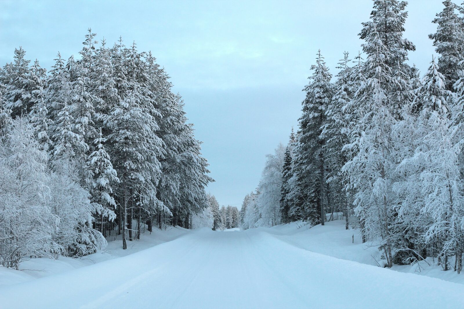 Lapland Arctic Scenic Winter Drive scenic driving route in Finland