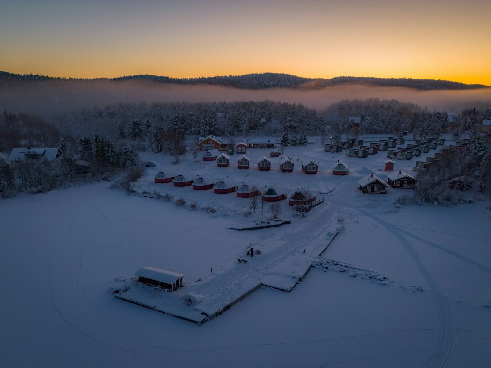 Lapland Arctic Scenic Winter Drive scenic driving route in Finland — photo 3