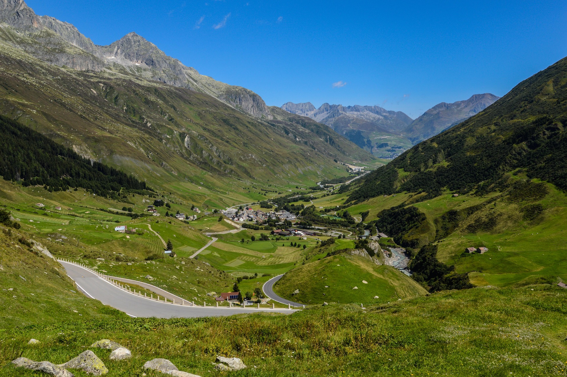 Gotthard Pass Historic Alpine Drive scenic driving route in Switzerland — photo 2