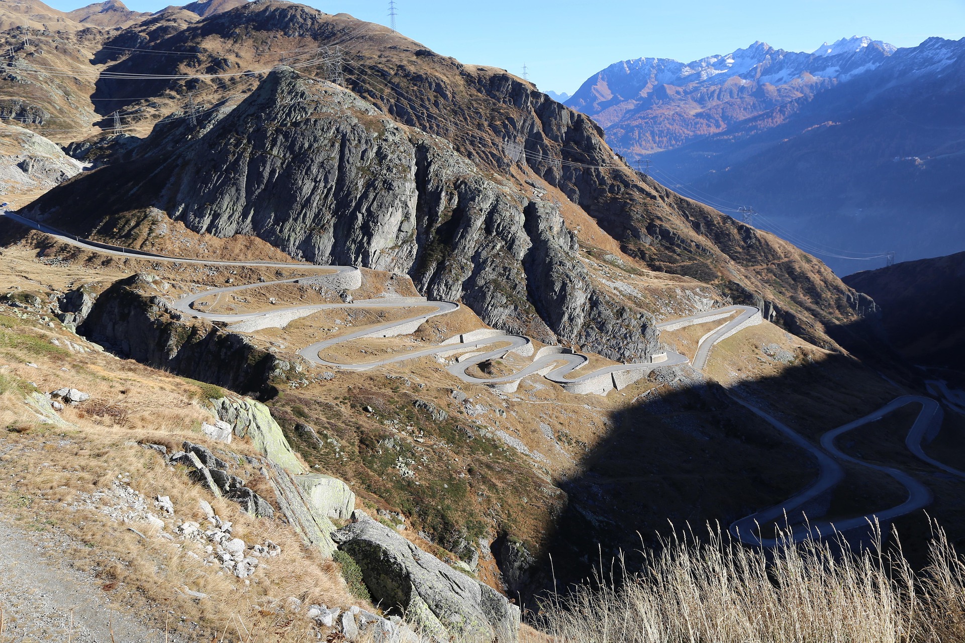 Gotthard Pass Historic Alpine Drive scenic driving route in Switzerland — photo 3