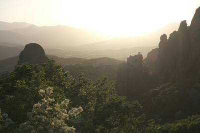 Meteora Rock Formations Scenic Drive