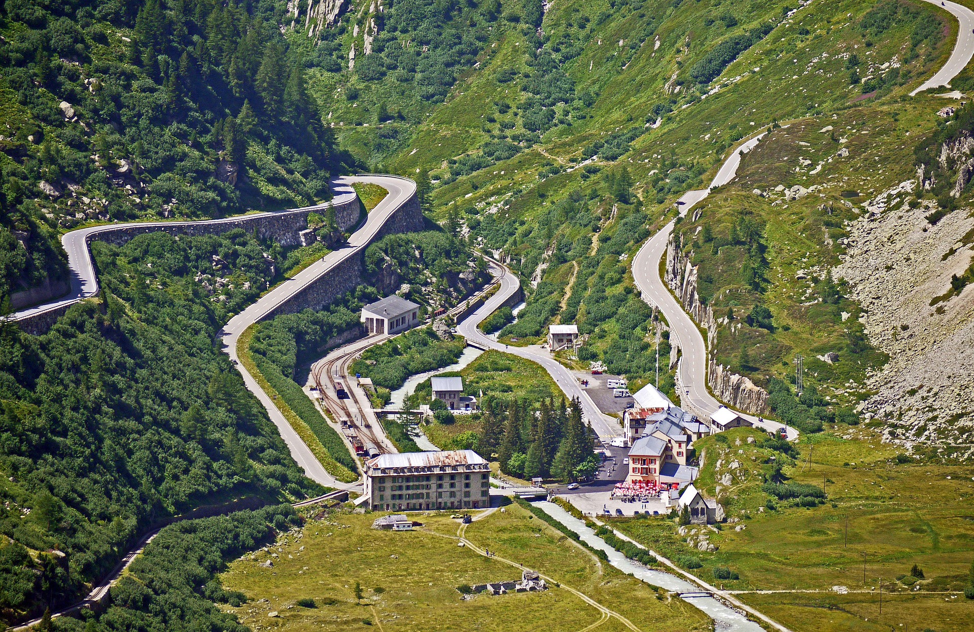 Grimsel Pass Alpine Reservoir Scenic Drive scenic driving route in Switzerland