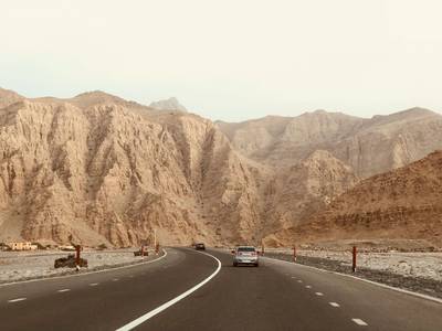 Hajar Mountains Desert Scenic Drive