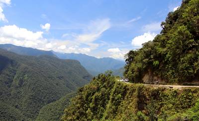Yungas Death Road Mountain Pass Drive